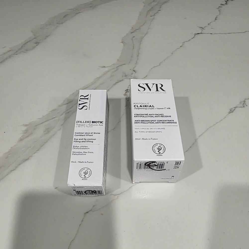 SVR Filler Biotic And Ampoule Clairial Skincare Set